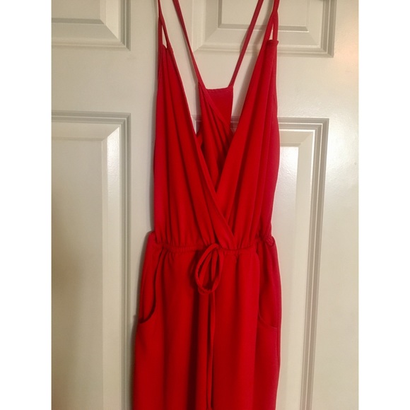 Nasty Gal Red Romper - Picture 2 of 3